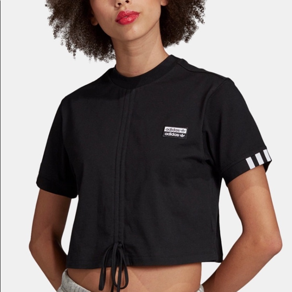 Adidas Originals Cotton Cropped Shirt